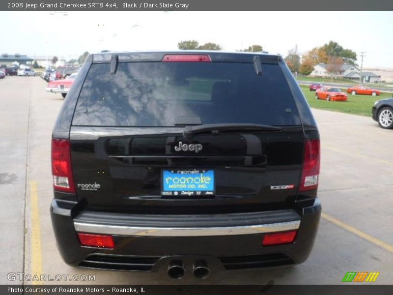 Black / Dark Slate Gray 2008 Jeep Grand Cherokee SRT8 4x4