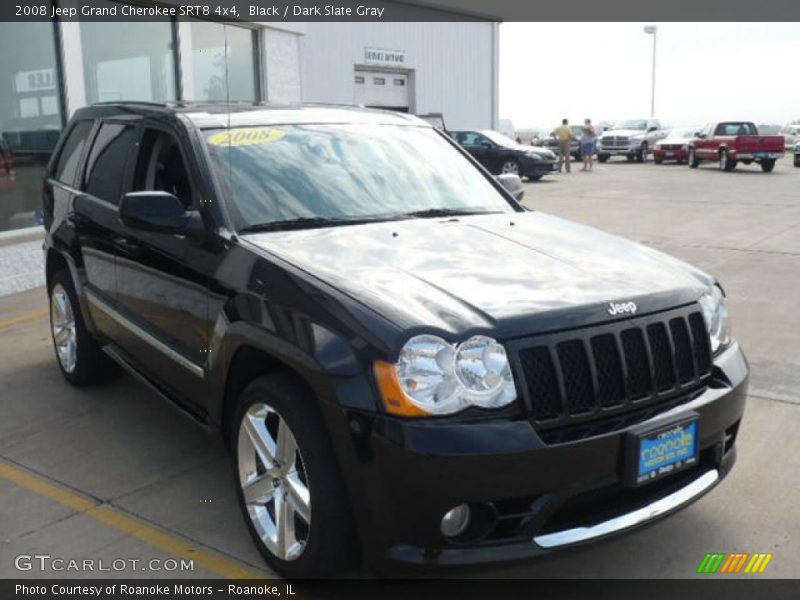 Black / Dark Slate Gray 2008 Jeep Grand Cherokee SRT8 4x4