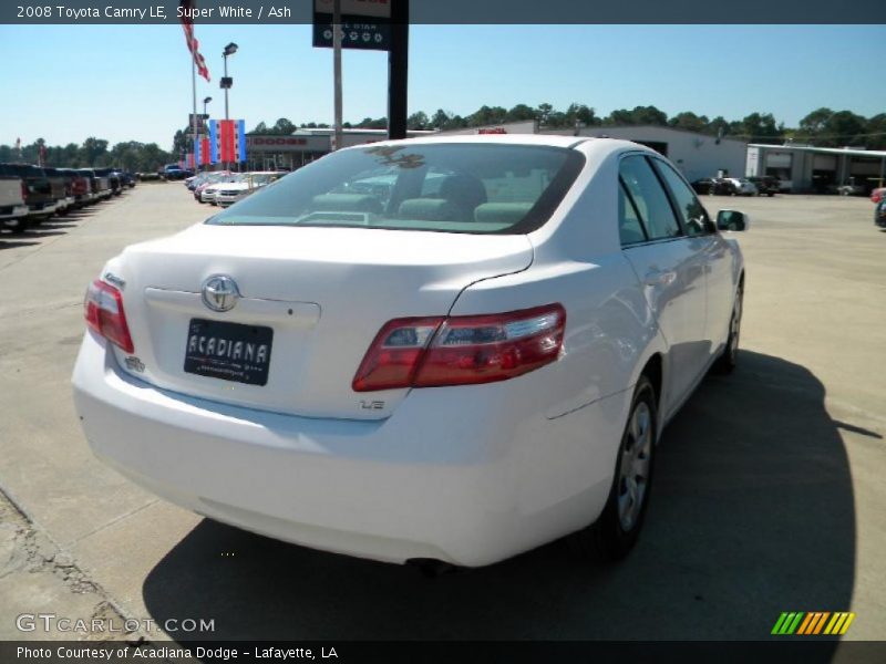 Super White / Ash 2008 Toyota Camry LE