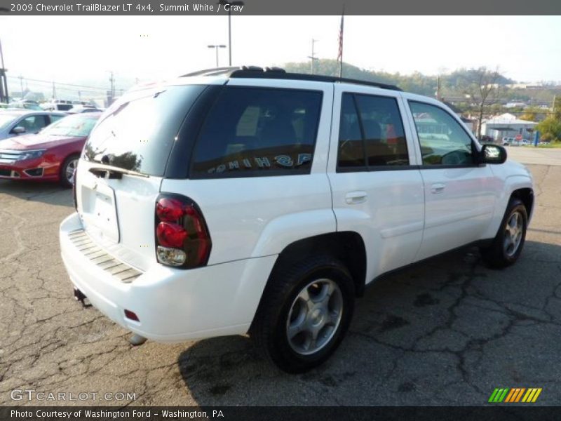 Summit White / Gray 2009 Chevrolet TrailBlazer LT 4x4