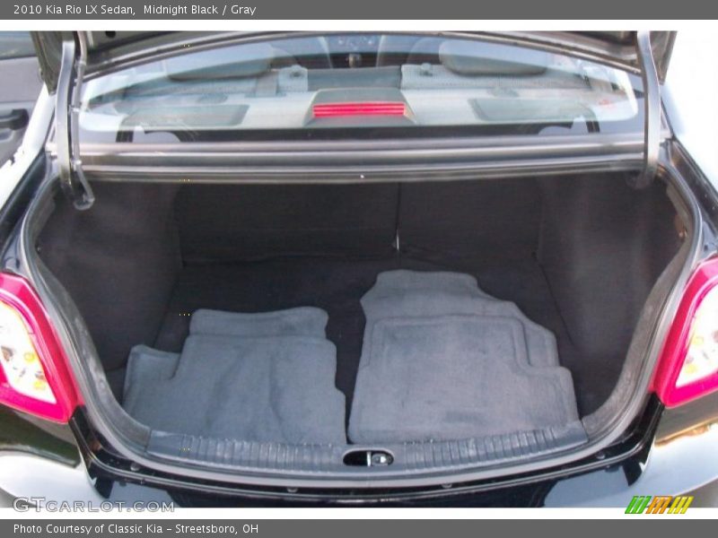  2010 Rio LX Sedan Trunk