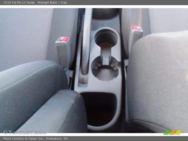Midnight Black / Gray 2010 Kia Rio LX Sedan