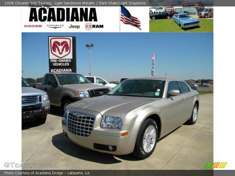 Light Sandstone Metallic / Dark Khaki/Light Graystone 2008 Chrysler 300 Touring
