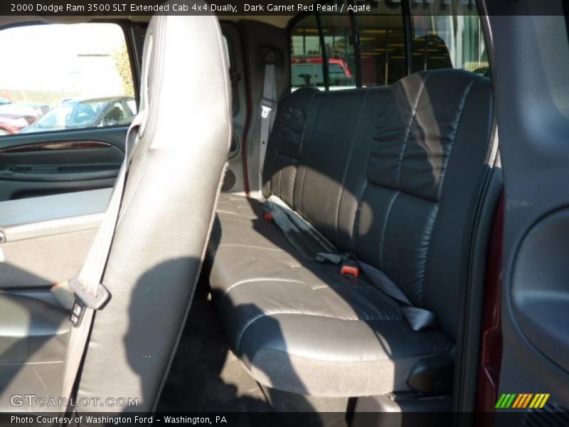 Dark Garnet Red Pearl / Agate 2000 Dodge Ram 3500 SLT Extended Cab 4x4 Dually