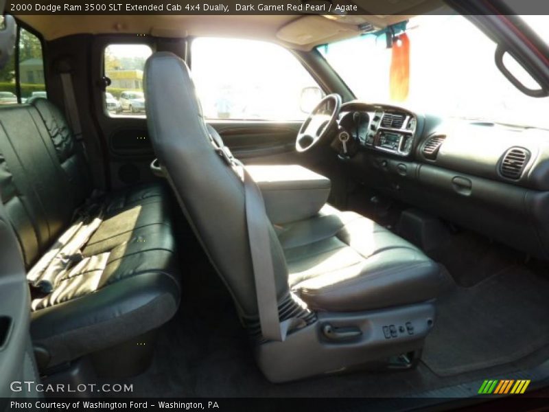Dark Garnet Red Pearl / Agate 2000 Dodge Ram 3500 SLT Extended Cab 4x4 Dually