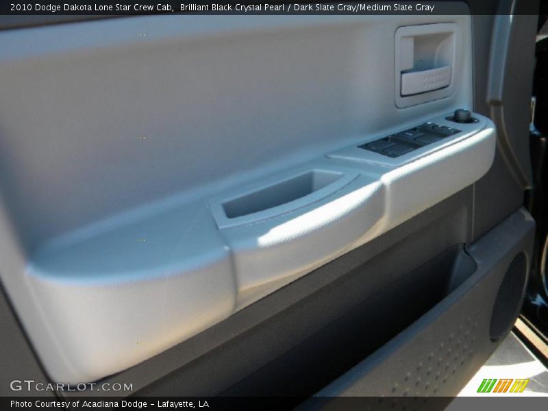 Brilliant Black Crystal Pearl / Dark Slate Gray/Medium Slate Gray 2010 Dodge Dakota Lone Star Crew Cab
