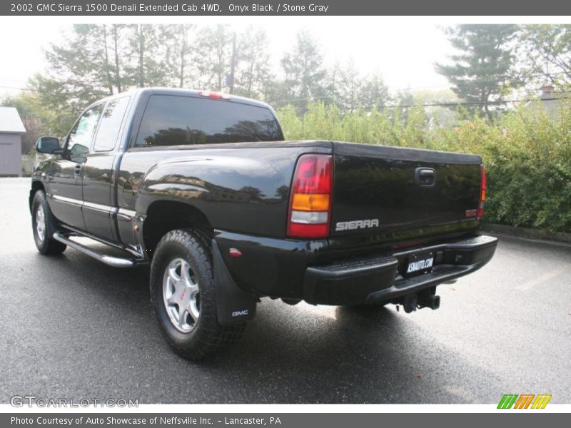 Onyx Black / Stone Gray 2002 GMC Sierra 1500 Denali Extended Cab 4WD