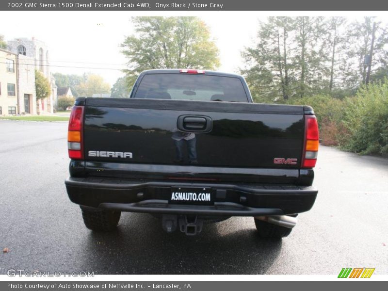 Onyx Black / Stone Gray 2002 GMC Sierra 1500 Denali Extended Cab 4WD