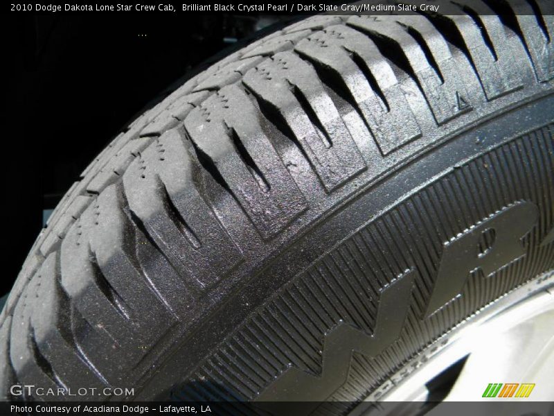 Brilliant Black Crystal Pearl / Dark Slate Gray/Medium Slate Gray 2010 Dodge Dakota Lone Star Crew Cab