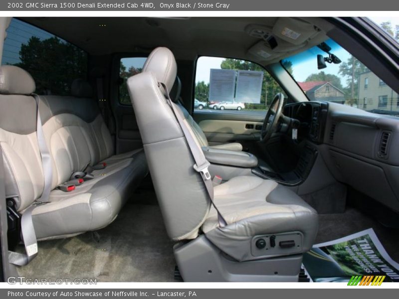 Onyx Black / Stone Gray 2002 GMC Sierra 1500 Denali Extended Cab 4WD