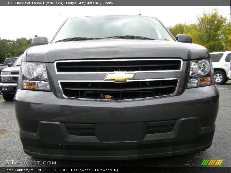 Taupe Gray Metallic / Ebony 2010 Chevrolet Tahoe Hybrid 4x4