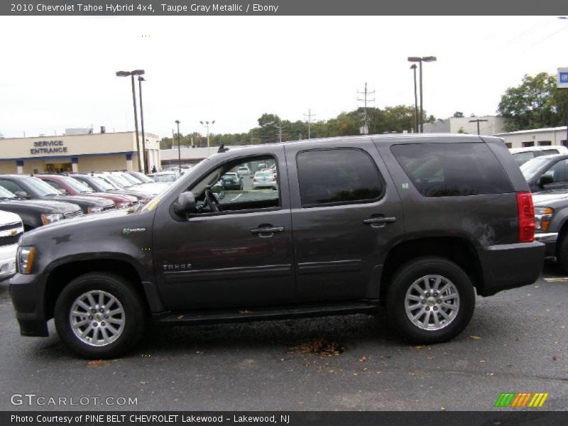 Taupe Gray Metallic / Ebony 2010 Chevrolet Tahoe Hybrid 4x4