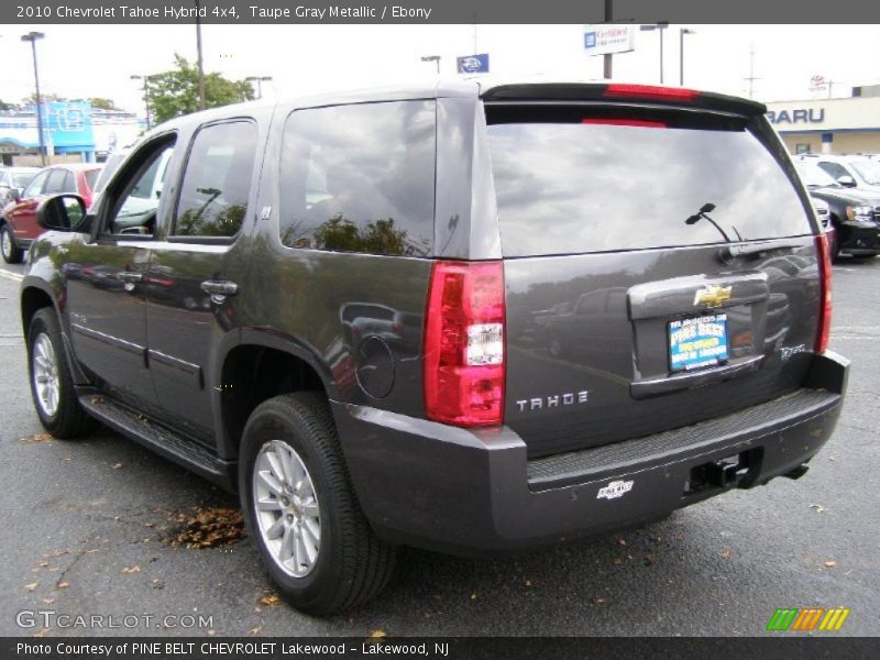 Taupe Gray Metallic / Ebony 2010 Chevrolet Tahoe Hybrid 4x4