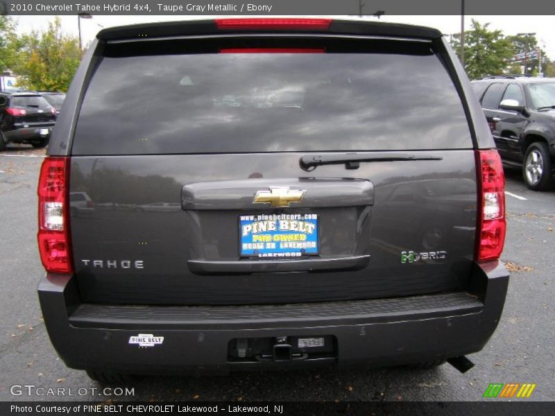 Taupe Gray Metallic / Ebony 2010 Chevrolet Tahoe Hybrid 4x4