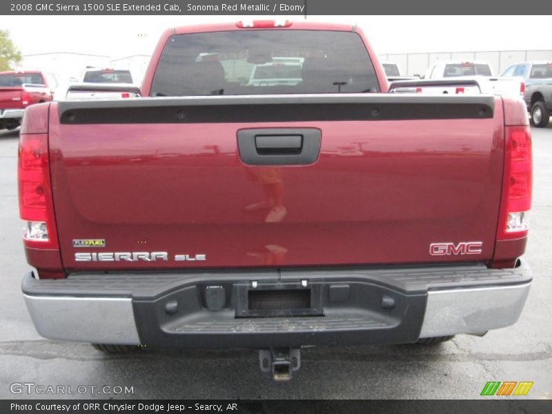 Sonoma Red Metallic / Ebony 2008 GMC Sierra 1500 SLE Extended Cab