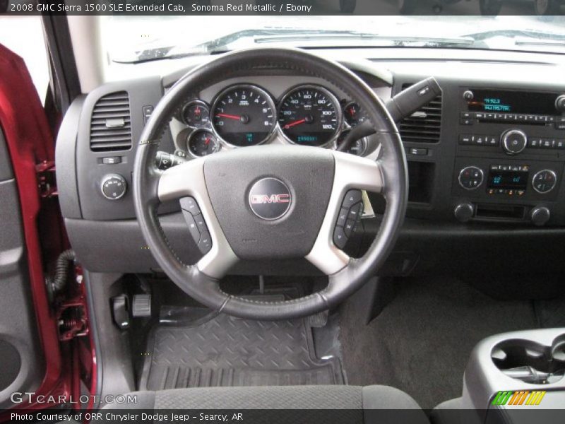  2008 Sierra 1500 SLE Extended Cab Steering Wheel