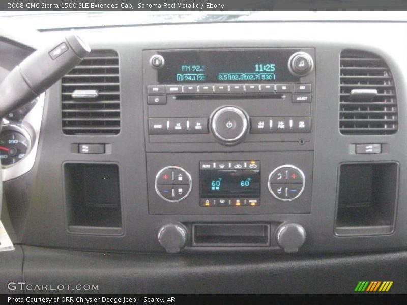 Controls of 2008 Sierra 1500 SLE Extended Cab