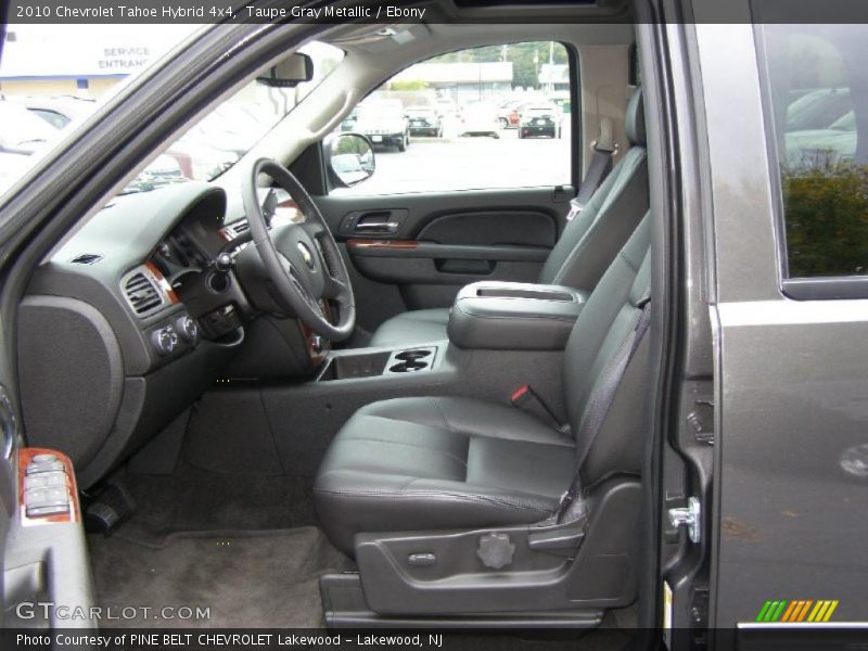 Taupe Gray Metallic / Ebony 2010 Chevrolet Tahoe Hybrid 4x4