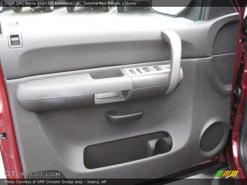 Sonoma Red Metallic / Ebony 2008 GMC Sierra 1500 SLE Extended Cab
