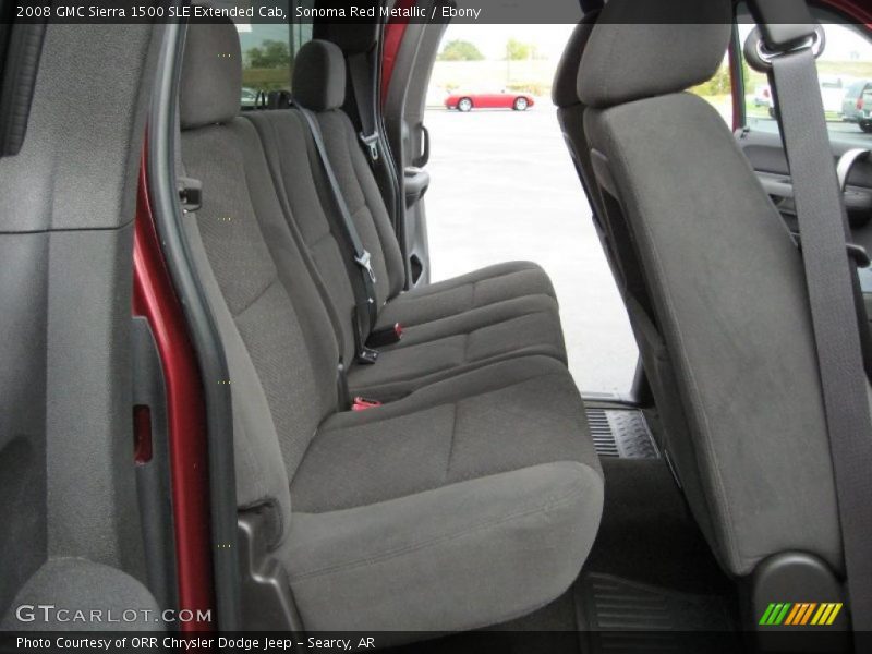  2008 Sierra 1500 SLE Extended Cab Ebony Interior