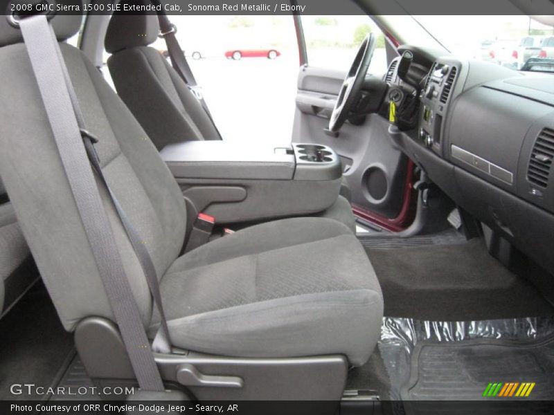  2008 Sierra 1500 SLE Extended Cab Ebony Interior