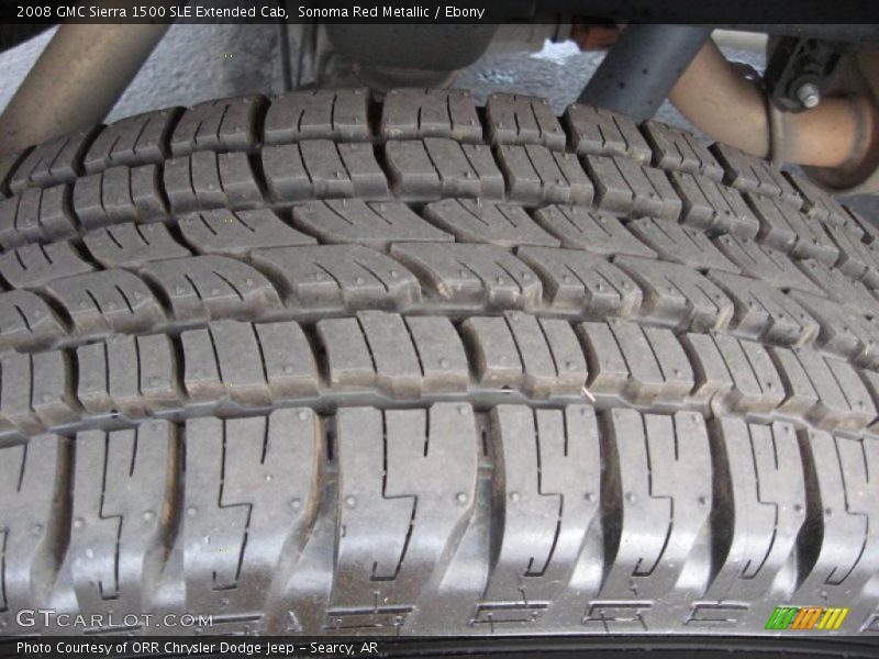Sonoma Red Metallic / Ebony 2008 GMC Sierra 1500 SLE Extended Cab