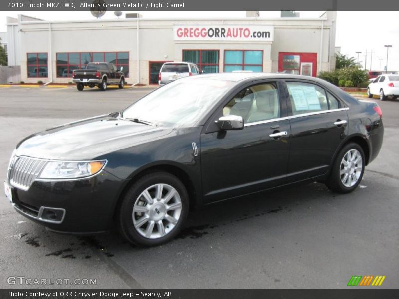Atlantis Green Metallic / Light Camel 2010 Lincoln MKZ FWD