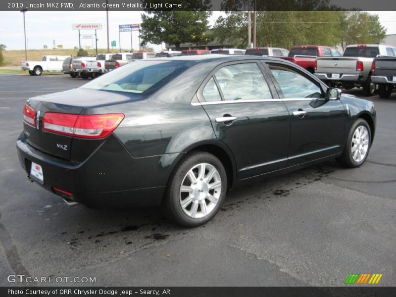 Atlantis Green Metallic / Light Camel 2010 Lincoln MKZ FWD