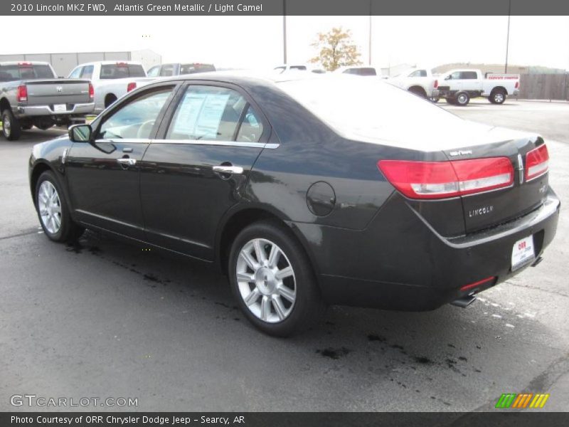 Atlantis Green Metallic / Light Camel 2010 Lincoln MKZ FWD
