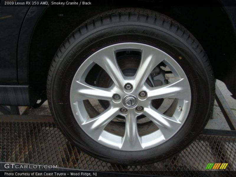 Smokey Granite / Black 2009 Lexus RX 350 AWD