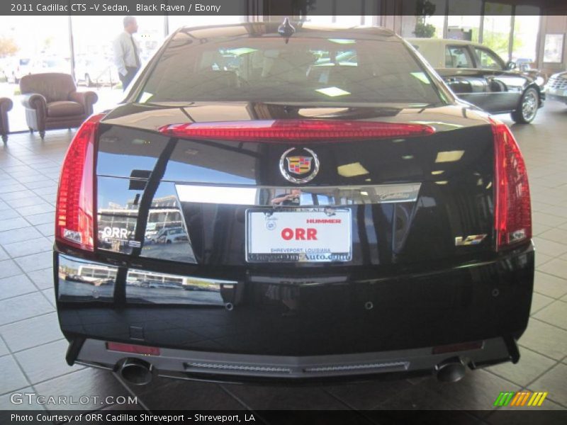 Black Raven / Ebony 2011 Cadillac CTS -V Sedan
