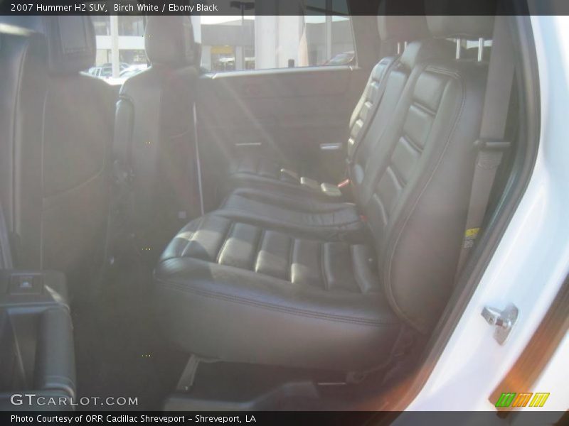 Birch White / Ebony Black 2007 Hummer H2 SUV