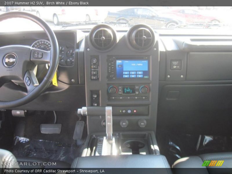 Birch White / Ebony Black 2007 Hummer H2 SUV