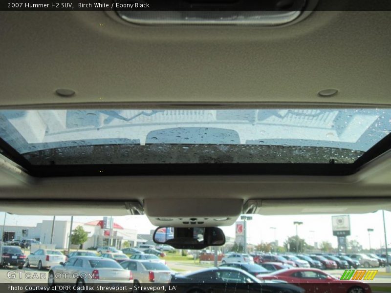 Birch White / Ebony Black 2007 Hummer H2 SUV