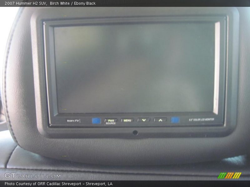 Birch White / Ebony Black 2007 Hummer H2 SUV