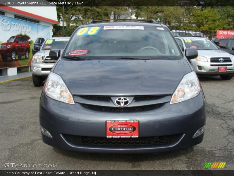 Slate Metallic / Fawn 2008 Toyota Sienna XLE