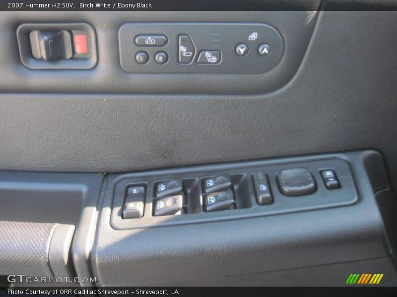 Birch White / Ebony Black 2007 Hummer H2 SUV