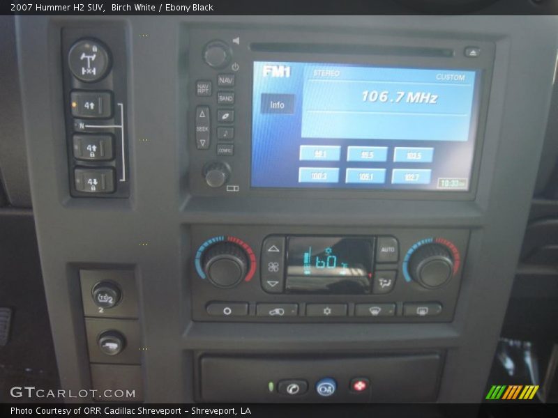 Birch White / Ebony Black 2007 Hummer H2 SUV