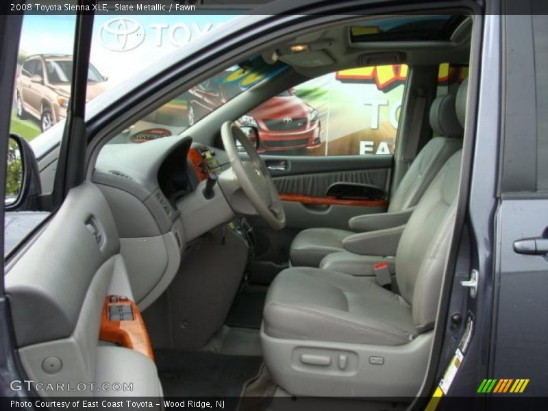 Slate Metallic / Fawn 2008 Toyota Sienna XLE