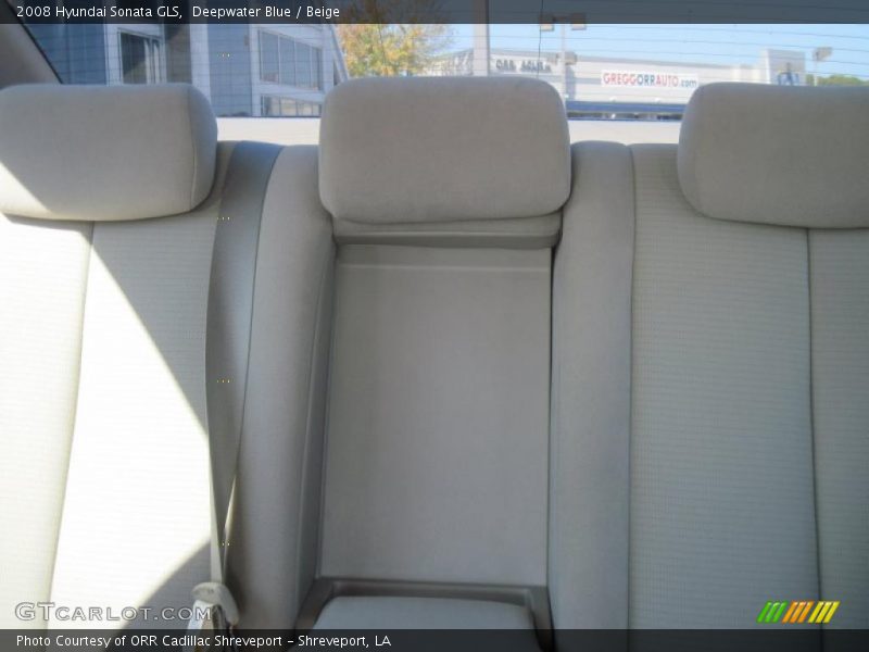 Deepwater Blue / Beige 2008 Hyundai Sonata GLS