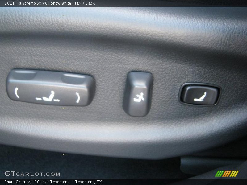 Snow White Pearl / Black 2011 Kia Sorento SX V6