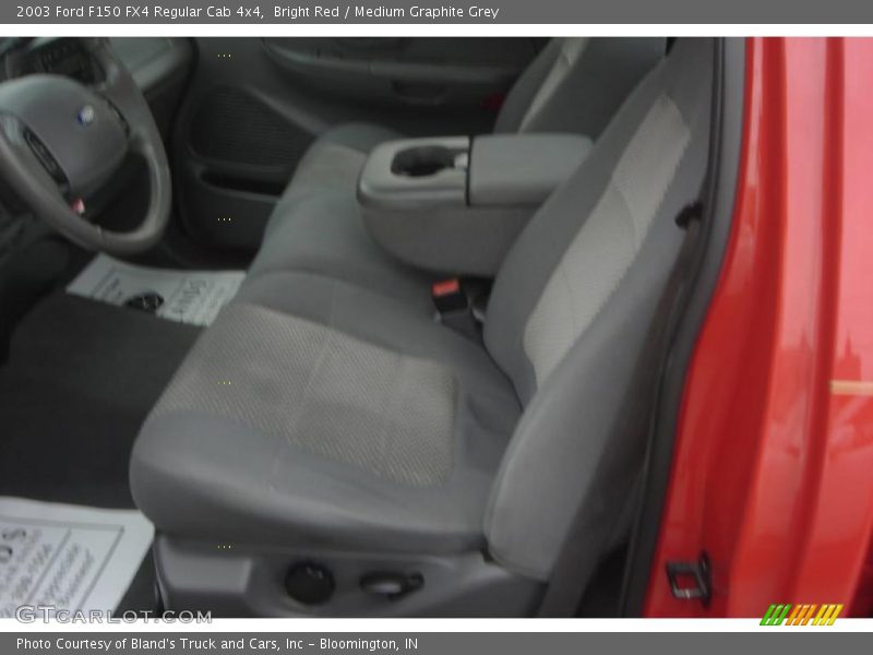 Bright Red / Medium Graphite Grey 2003 Ford F150 FX4 Regular Cab 4x4