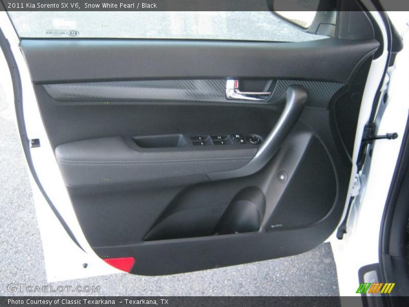 Snow White Pearl / Black 2011 Kia Sorento SX V6