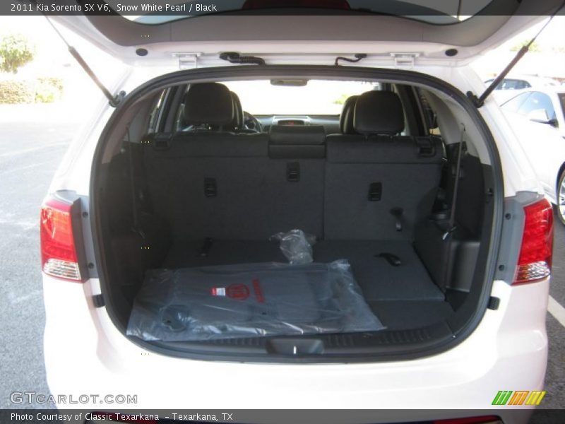 Snow White Pearl / Black 2011 Kia Sorento SX V6