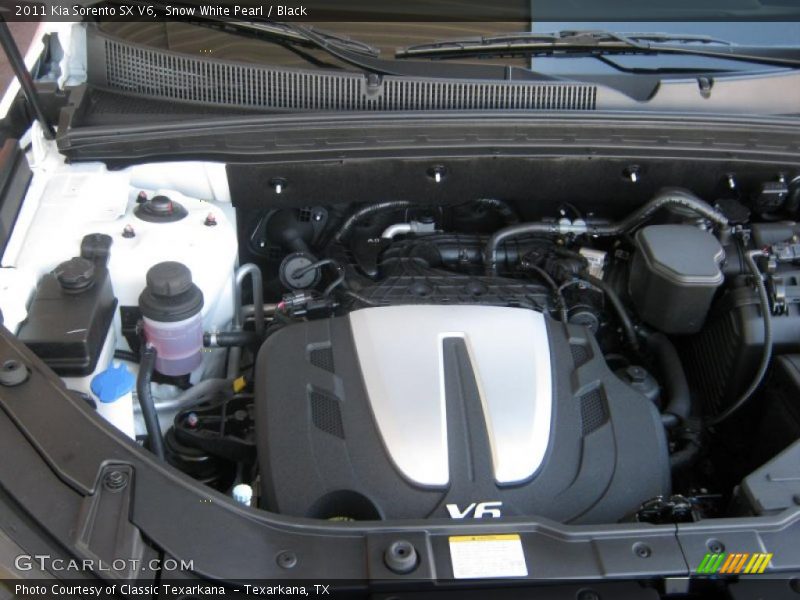 Snow White Pearl / Black 2011 Kia Sorento SX V6