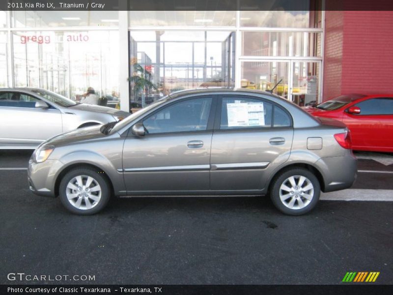 Titanium / Gray 2011 Kia Rio LX