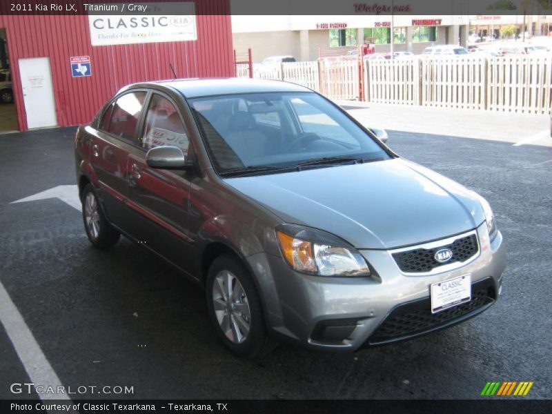 Titanium / Gray 2011 Kia Rio LX