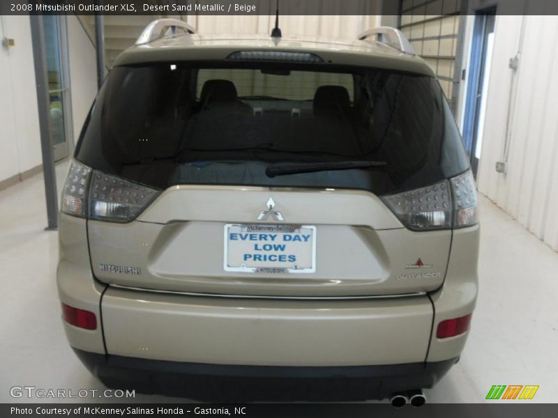 Desert Sand Metallic / Beige 2008 Mitsubishi Outlander XLS
