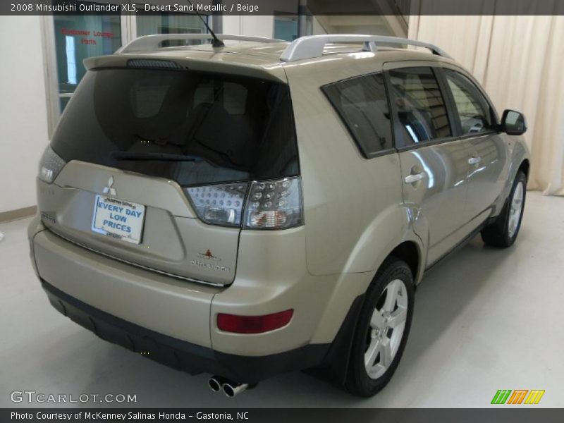 Desert Sand Metallic / Beige 2008 Mitsubishi Outlander XLS