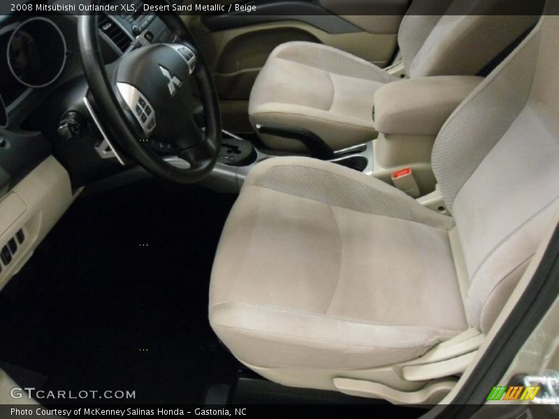 Desert Sand Metallic / Beige 2008 Mitsubishi Outlander XLS